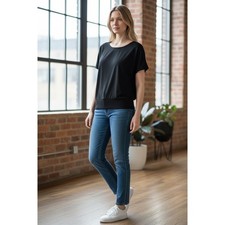 Express Black Blousy Top XL