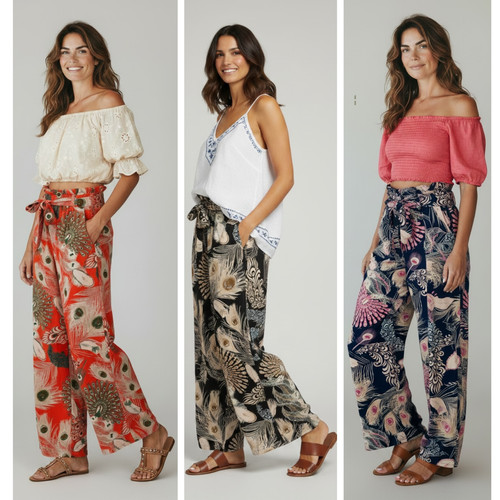Womens wide leg trousers - womens,