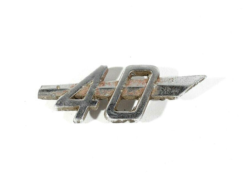 Model number small badge - small, for