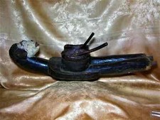 Blacksmith bellows, African Mbaka sculpture, Gabon, tribal, unique antique decor