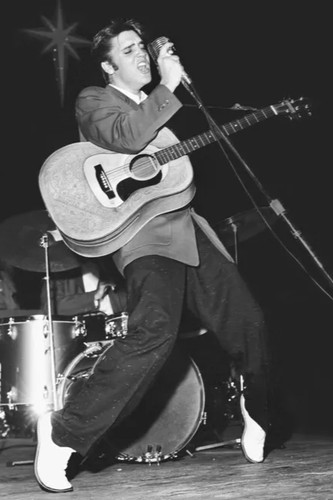 1956 elvis presley glossy 4x6 - 1956,