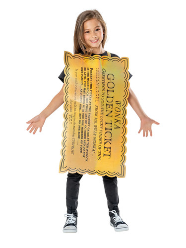 Golden ticket costume willy - costume,