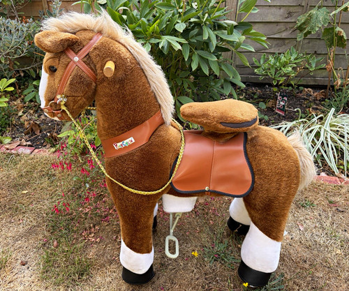 Ponycycle brown plush pedal - ponycycle,