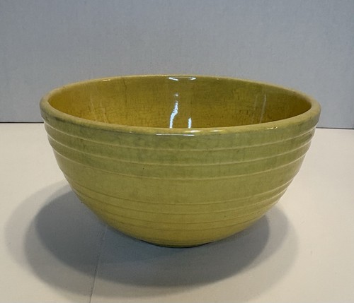 Vintage mccoy pottery yellow - pottery,
