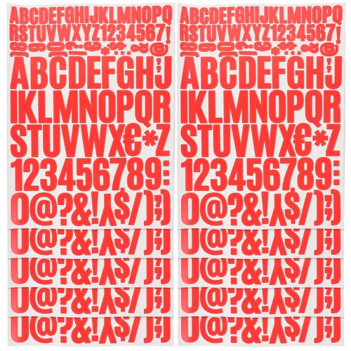 Sheets letter stickers - sheets,