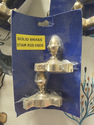 Solid brass stair - stair, ends