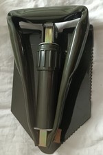 Foldable Spade - Made Of Hardened Steel - Easy To Store - Camping, Gardening Etc