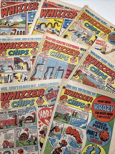 Whizzer and chips comics - whizzer,