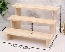 3 Tier Wooden Display shelf
