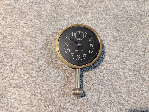 Antique waltham dash clock - antique,