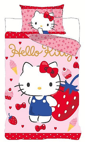 Hello kitty toddler size - hello, duvet