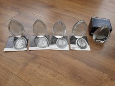 Wedgewood Christmas Glass Paperweights 1975-1979