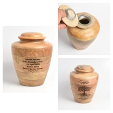 Premium Wooden Ashes Urn –