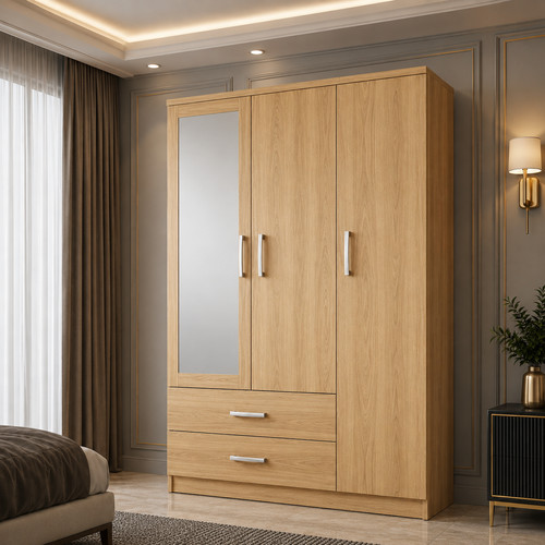 Door mirrored wardrobe - 3,