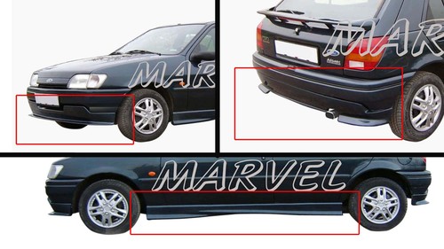 Kit front rear bumper - front, +
