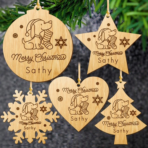 Personalised christmas tree - christmas,