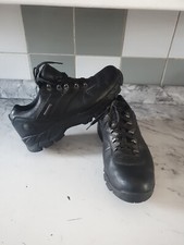 Mens Black Cotton Trader Lace Boots - size 9 UK