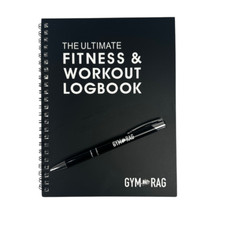 Ultimate Gym Workout Log Book, XL A5 Exercise, Fitness and Training Diary 100