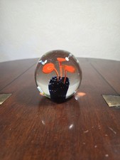 Vintage Orange Flower Design