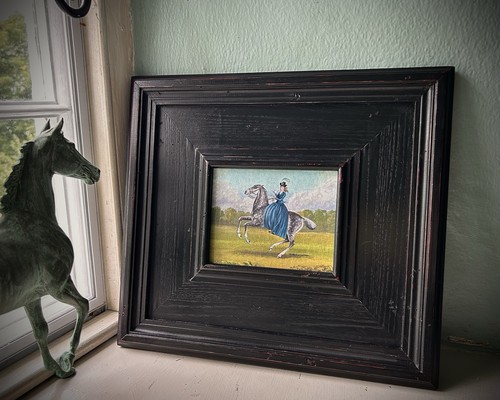 Lady grey original painting - lady,