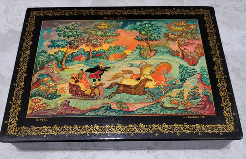 Vintage russian lacquer - vintage,