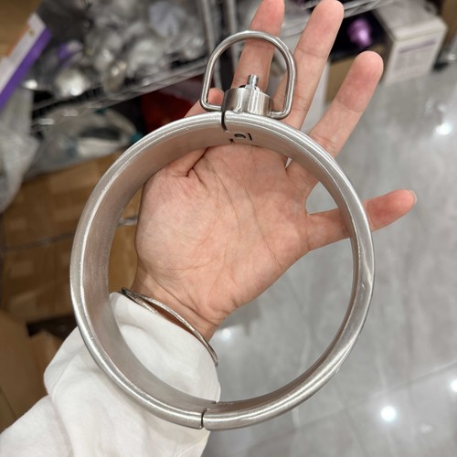 Stainless steel bondage - stainless, neck