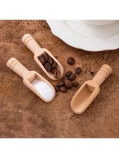 Mini Wooden Scoop Spoons for
