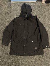 VANS Drill Chore MTE 1 Long Jacket - Black Waterproof Coat