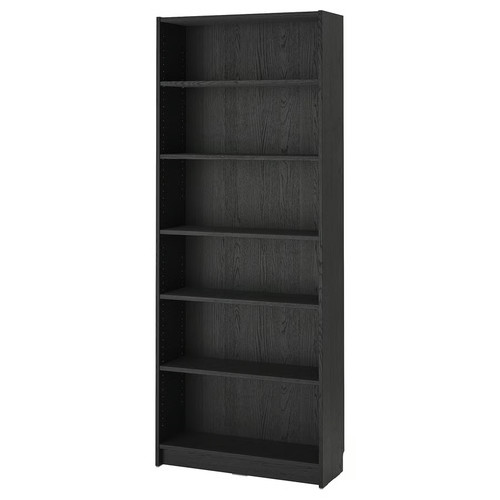 Ikea billy bookcase black oak - ikea,