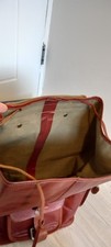 Brown genuine Leather Backpack