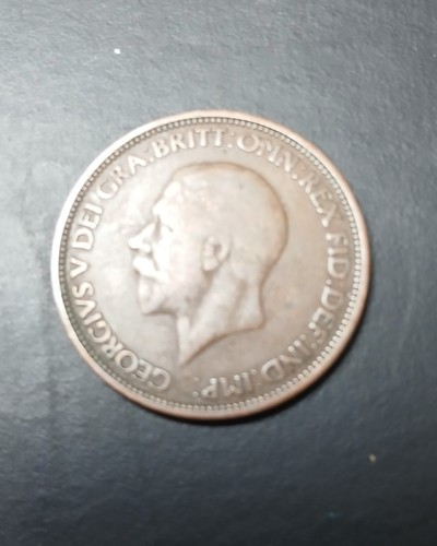 1933 george half penny - george,