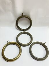 Antique French Brass Curtain Pole Rings