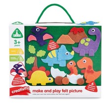 Early Learning Centre Dinosaur Make and Play Felt Picture Craft Set