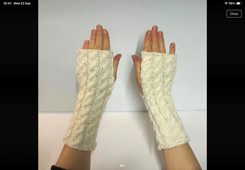 Women cream cable knit - women’s, cable-knit