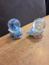 2 Small Menorca Snow Globes