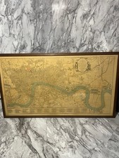 London Map 1810 one-sheet plan art print London and Westminster James Haworth