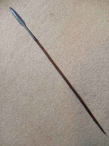 Antique african short spear - short,