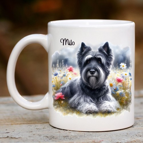 Personalised skye terrier mug - personalised,