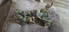 Vintage Brass Greek Gladiator