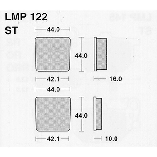 Athena motorcycle brake pads - athena,