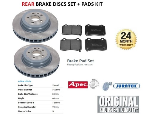 Rear axle brake - brake, and