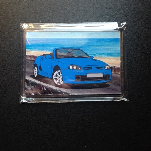 Clear rigid plastic - mg,