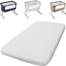 Replacement Mattress for SnuzPod2 Snuz Pod 2  Bedside Crib Quilted Breathable UK