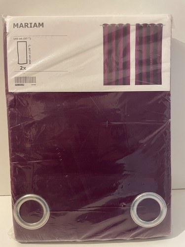 Ikea purple eyelet curtains - ikea,