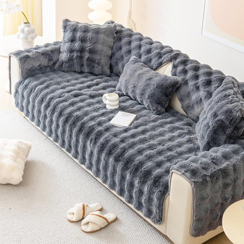 Faux fur couch covers for - fur,