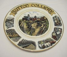 Sutton Colliery Miner's Plate