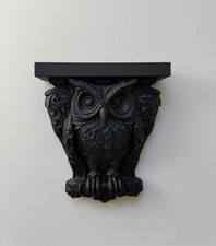 Owl Wall Shelf Gothic Bracket