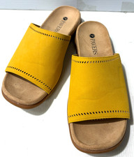 Pavers Yellow Beige Mules