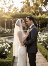 Veil Ivory Fine Tulle 2 Tier