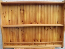 Pine Plate Rack for Kitchen